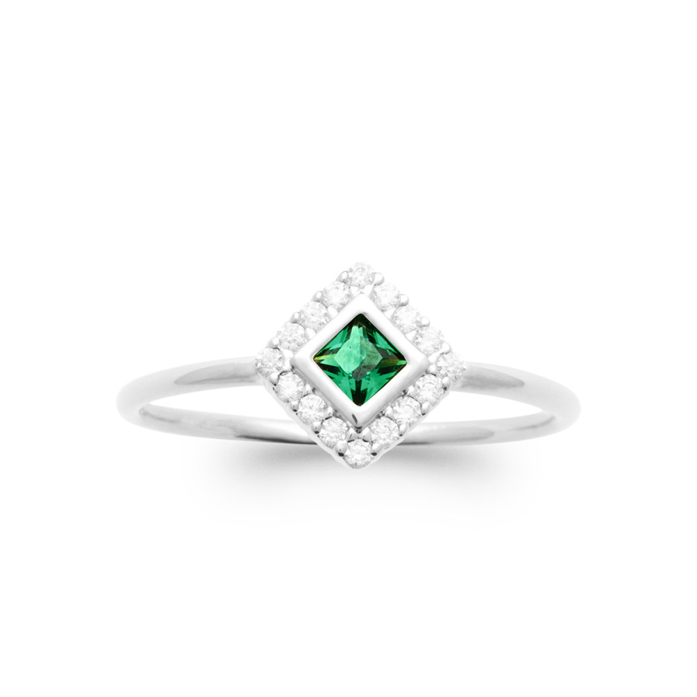 Bague femme - Argent 925 - Oxydes de zirconium Bague femme - Argent 925 - Oxydes de zirconium