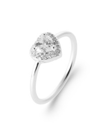 Bague femme - Argent 925 - Oxydes de zirconium