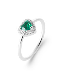 Bague femme - Argent 925 - Oxydes de zirconium