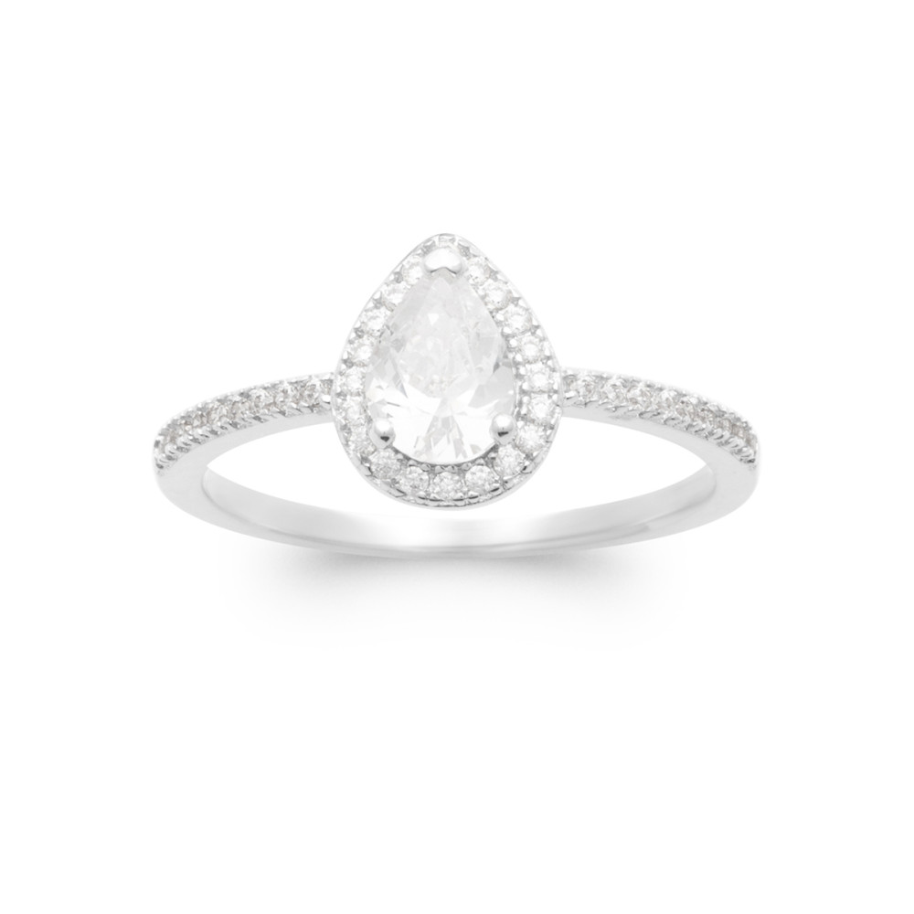 Bague femme - Argent 925 - Oxydes de zirconium Bague femme - Argent 925 - Oxydes de zirconium