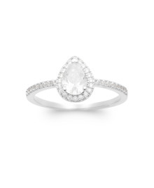 Bague femme - Argent 925 - Oxydes de zirconium