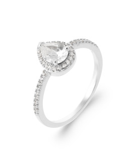 Bague femme - Argent 925 - Oxydes de zirconium Bague femme - Argent 925 - Oxydes de zirconium