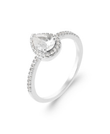 Bague femme - Argent 925 - Oxydes de zirconium