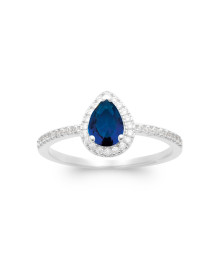 Bague femme - Argent 925 - Oxydes de zirconium