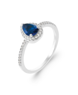 Bague femme - Argent 925 - Oxydes de zirconium Bague femme - Argent 925 - Oxydes de zirconium