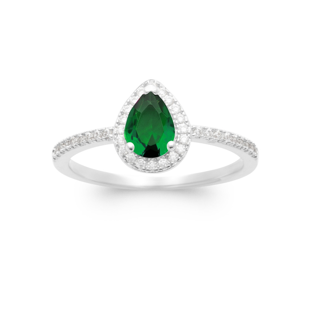 Bague femme - Argent 925 - Oxydes de zirconium Bague femme - Argent 925 - Oxydes de zirconium