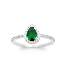 Bague femme - Argent 925 - Oxydes de zirconium