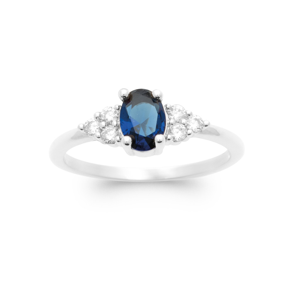 Bague femme - Argent 925 - Oxydes de zirconium