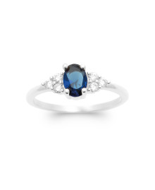 Bague femme - Argent 925 - Oxydes de zirconium