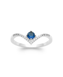 Bague femme - Argent 925 - Oxydes de zirconium