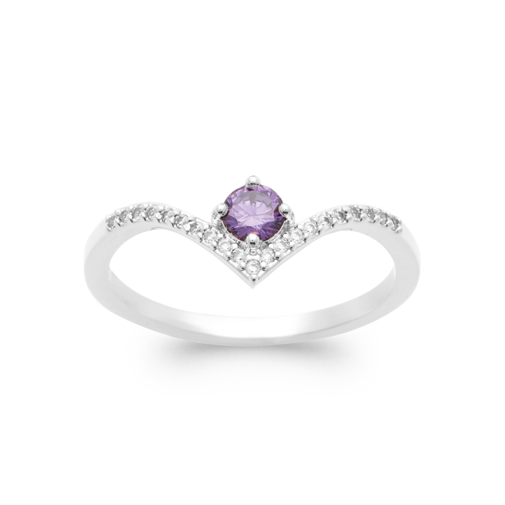 Bague femme - Argent 925 - Oxydes de zirconium Bague femme - Argent 925 - Oxydes de zirconium