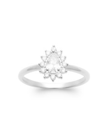 Bague femme - Argent 925 - Oxydes de zirconium