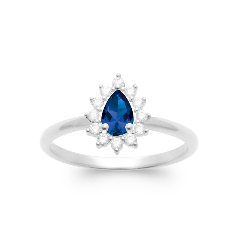 Bague femme - Argent 925 - Oxydes de zirconium Bague femme - Argent 925 - Oxydes de zirconium