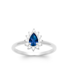 Bague femme - Argent 925 - Oxydes de zirconium