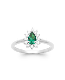 Bague femme - Argent 925 - Oxydes de zirconium