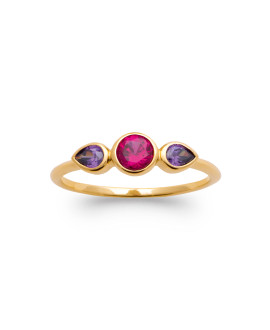 Bague femme - Plaqué or