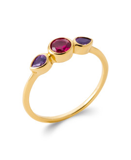 Bague femme - Plaqué or