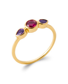 Bague femme - Plaqué or