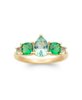 Bague femme - Plaqué or