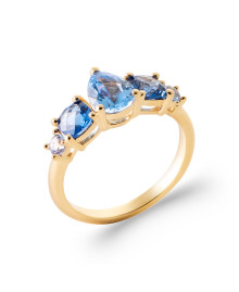 Bague femme - Plaqué or