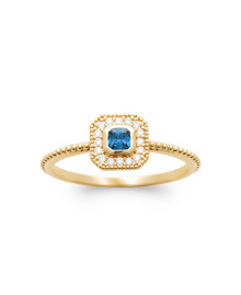 Bague femme - Plaqué or - Oxydes de zirconium