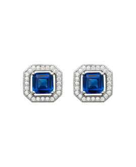 Boucles d'oreilles femme - Argent 925 -  Oxydes de zirconium