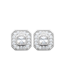Boucles d'oreilles femme - Argent 925 -  Oxydes de zirconium