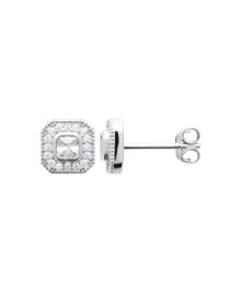 Boucles d'oreilles femme - Argent 925 -  Oxydes de zirconium