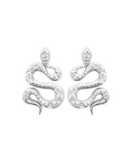 Boucles d'oreilles femme - Argent 925 -  Oxydes de zirconium