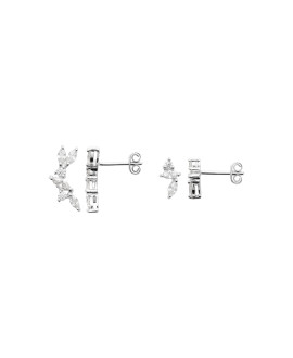 Boucles d'oreilles femme - Argent 925 - Oxydes de zirconium Boucles d'oreilles femme - Argent 925 - Oxydes de zirconium