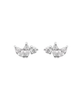 Boucles d'oreilles femme - Argent 925 -  Oxydes de zirconium