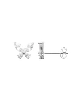 Boucles d'oreilles femme - Argent 925 -  Oxydes de zirconium