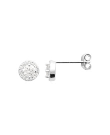 Boucles d'oreilles femme - Argent 925 -  Oxydes de zirconium