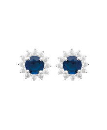Boucles d'oreilles femme - Argent 925 -  Oxydes de zirconium