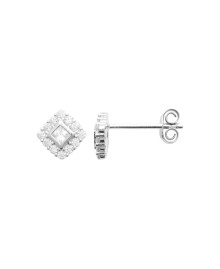 Boucles d'oreilles femme - Argent 925 -  Oxydes de zirconium