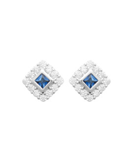 Boucles d'oreilles femme - Argent 925 -  Oxydes de zirconium