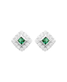 Boucles d'oreilles femme - Argent 925 -  Oxydes de zirconium