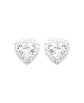 Boucles d'oreilles femme - Argent 925 -  Oxydes de zirconium
