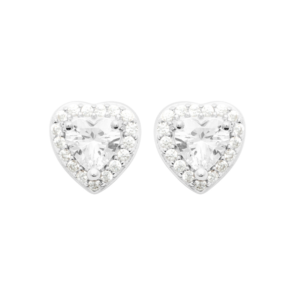 Boucles d'oreilles femme - Argent 925 - Oxydes de zirconium Boucles d'oreilles femme - Argent 925 - Oxydes de zirconium