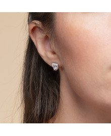 Boucles d'oreilles femme - Argent 925 -  Oxydes de zirconium