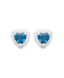 Boucles d'oreilles femme - Argent 925 -  Oxydes de zirconium
