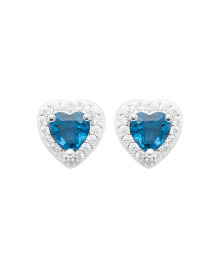 Boucles d'oreilles femme - Argent 925 -  Oxydes de zirconium