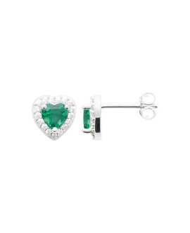 Boucles d'oreilles femme - Argent 925 -  Oxydes de zirconium