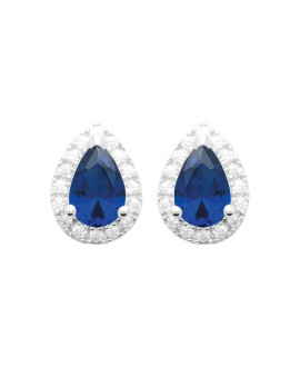 Boucles d'oreilles femme - Argent 925 -  Oxydes de zirconium