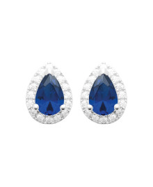 Boucles d'oreilles femme - Argent 925 -  Oxydes de zirconium
