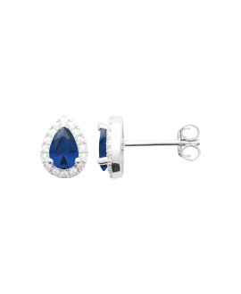 Boucles d'oreilles femme - Argent 925 -  Oxydes de zirconium