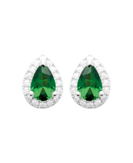 Boucles d'oreilles femme - Argent 925 -  Oxydes de zirconium