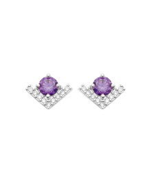 Boucles d'oreilles femme - Argent 925 -  Oxydes de zirconium