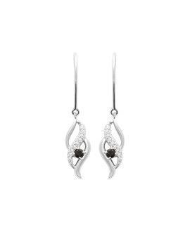 Boucles d'oreilles femme - Argent 925 -  Oxydes de zirconium