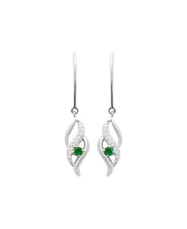Boucles d'oreilles femme - Argent 925 -  Oxydes de zirconium